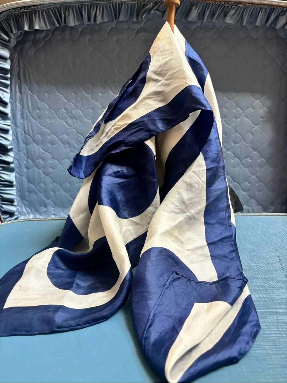 vintage Glentex scarf made in Japan with a silk blend material.